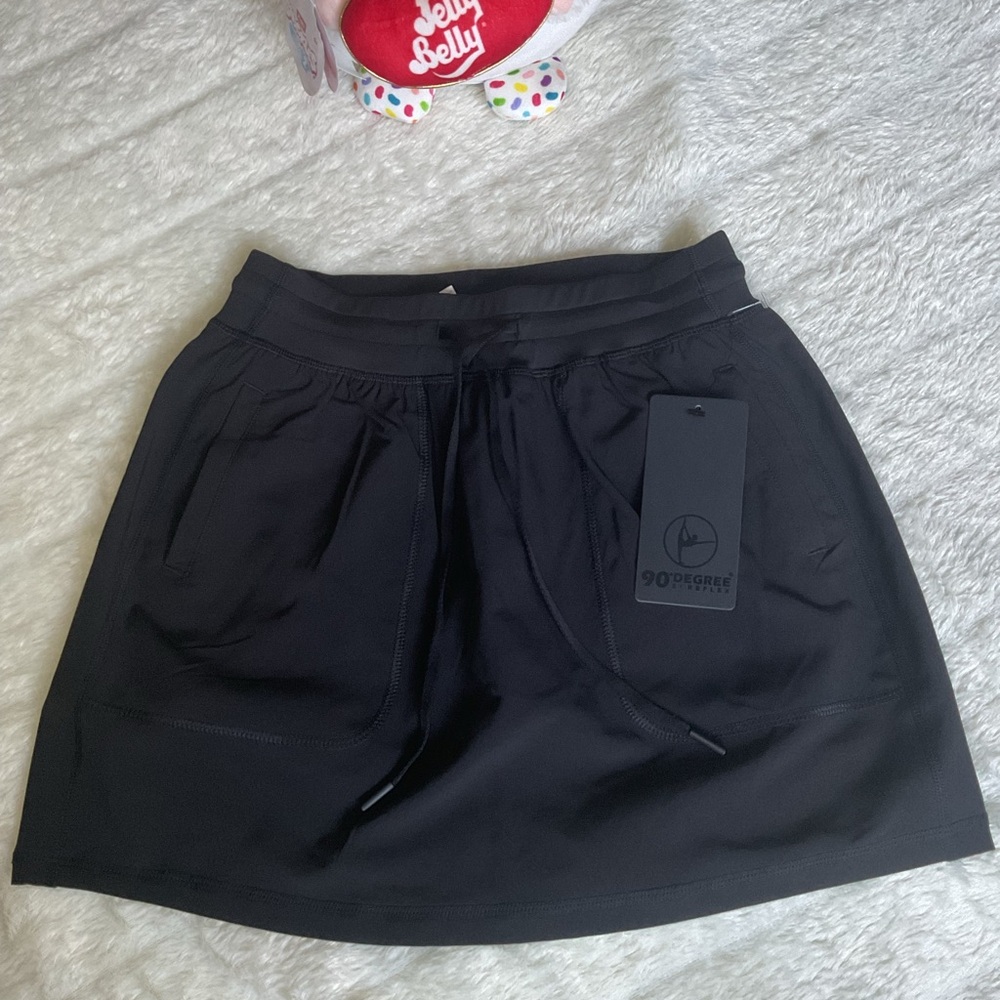 90 Degree By Reflex Women's Classic Black Mini Skirt Size XS
